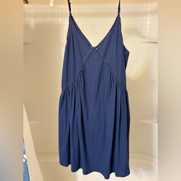 Roxy navy mini dress / swimsuit coverup - Picture 1 of 3